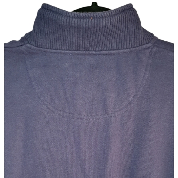 ORVIS‎ Quarter-Zip Pull Over Sweatshirt Navy Men's Size M Preppy Dressy Casual - Picture 12 of 15